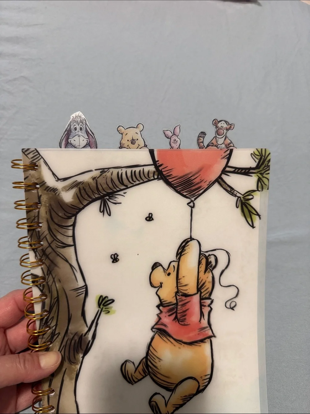 Winnie the Pooh Hanging Balloon Art Notebook